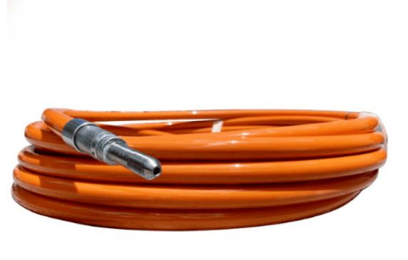 50′ 40k 8mm High-Pressure Hose with Tough Jacket